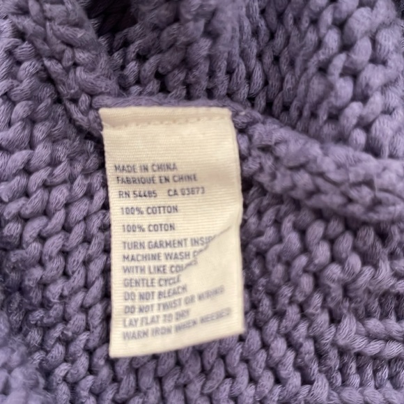 AMERICAN EAGLE OUTFITTERS Mauve Short-Sleeved Sweater. Size Small. - Picture 9 of 9